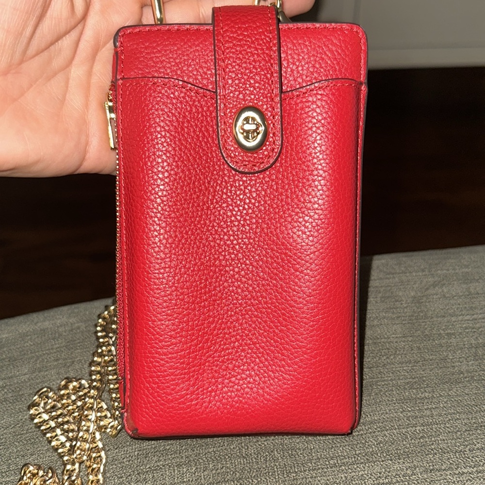 Coach Turnlock Chain Phone Crossbody - Picture 7 of 13